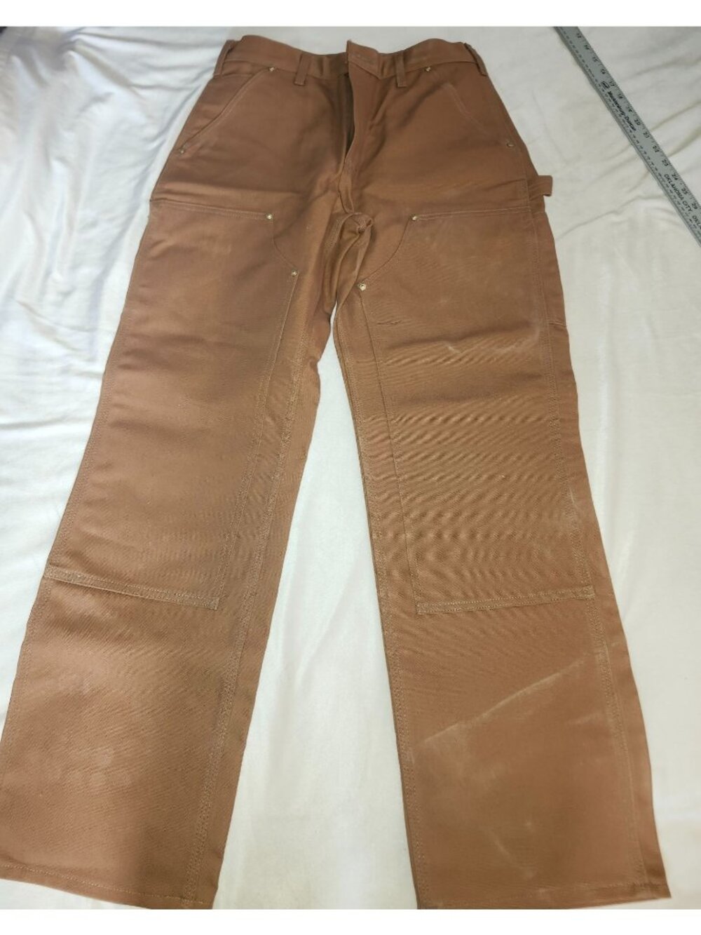 NWOT Carhartt Men's Double Knee Carpenter Canvas Pants 30 x 30 Made in the USA - Picture 1 of 6